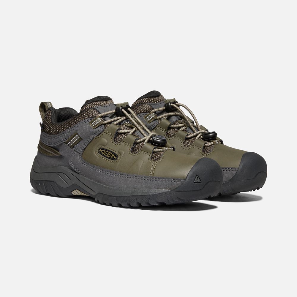 Chaussure de Randonnée Keen Enfant Vert Olive | Targhee Waterproof | YDBAV-3501